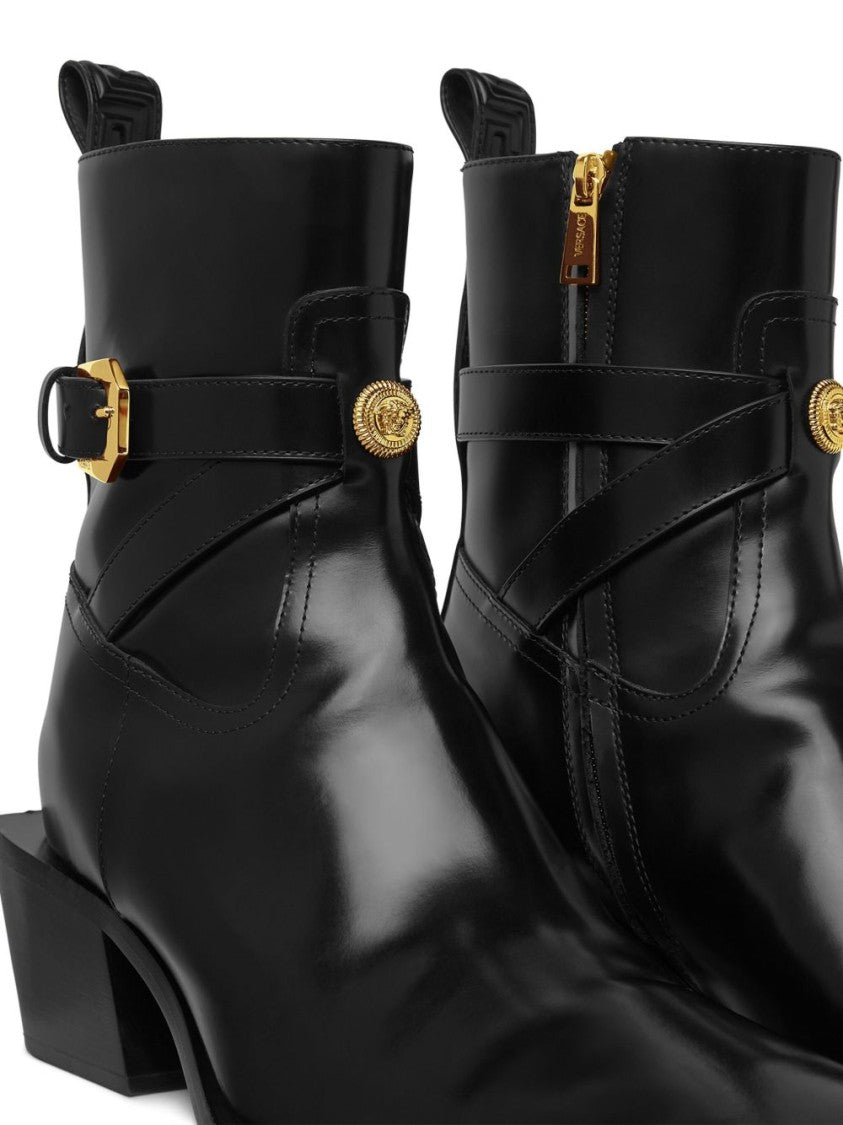 Versace Pointed Toe Boots