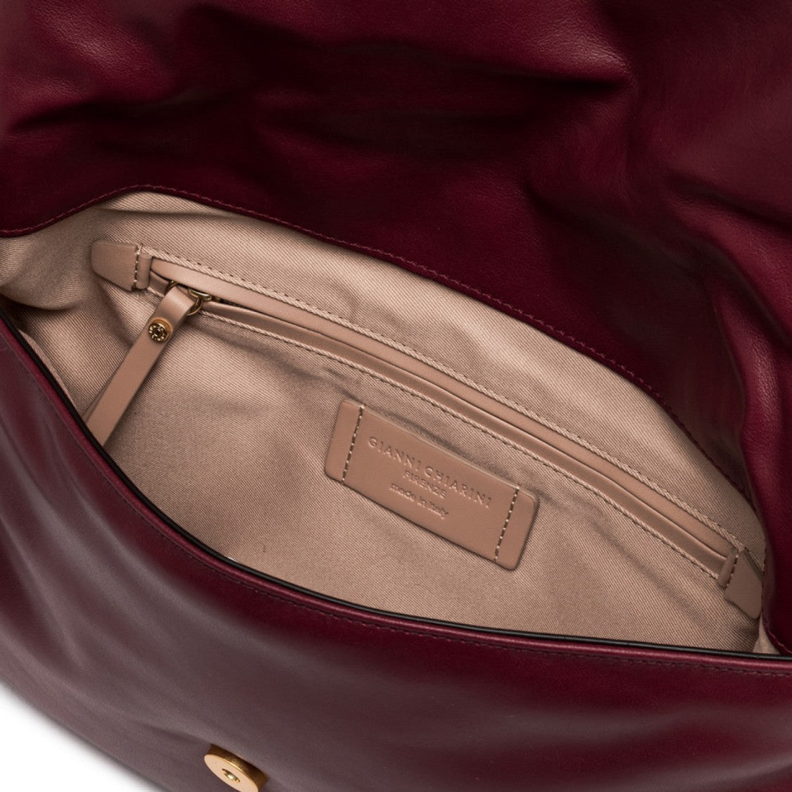 Gianni Chiarini Mirea Bag In Soft Smooth Bordeaux Leather