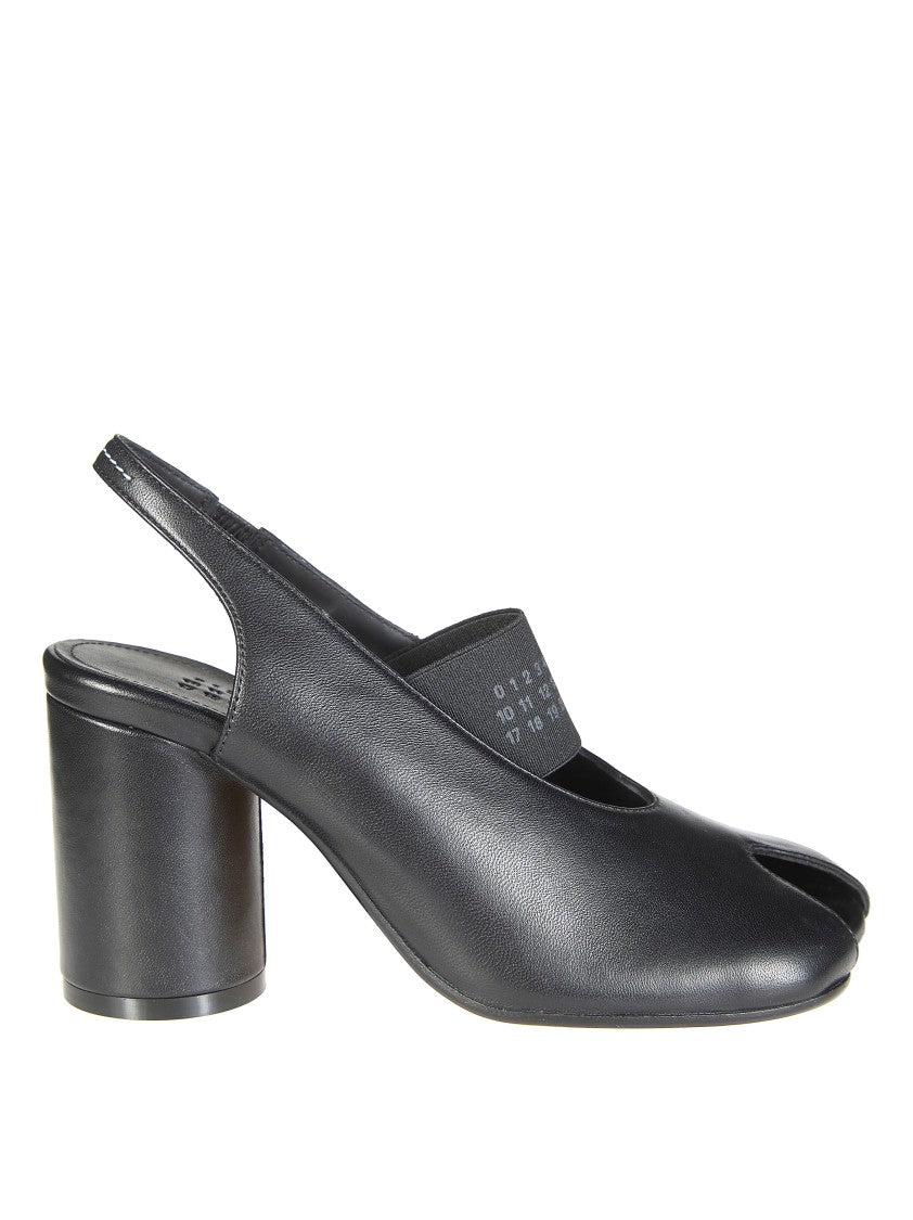 Mm6 By Maison Margiela Split Toe Block Heel Slingback Sandals