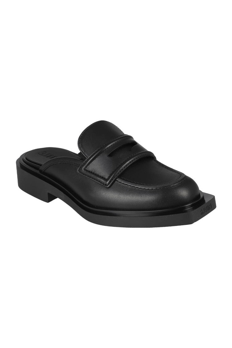 3Juin Ibiza Sabot Moccasin Model In Black