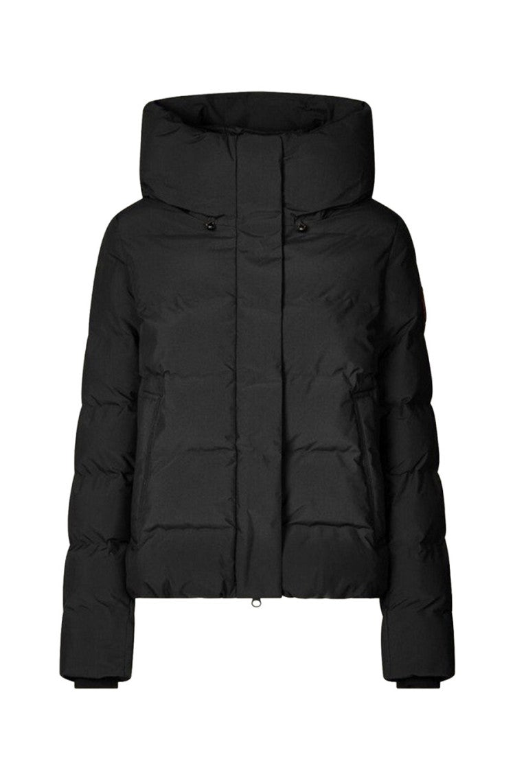 Save The Duck Black Short Hooded Recycled Polyester Puffer Jacket
