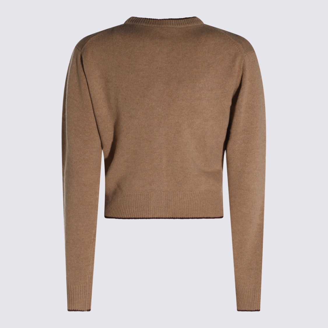 Chloé Cropped Sweater With Button-Down Front And Heart Detail