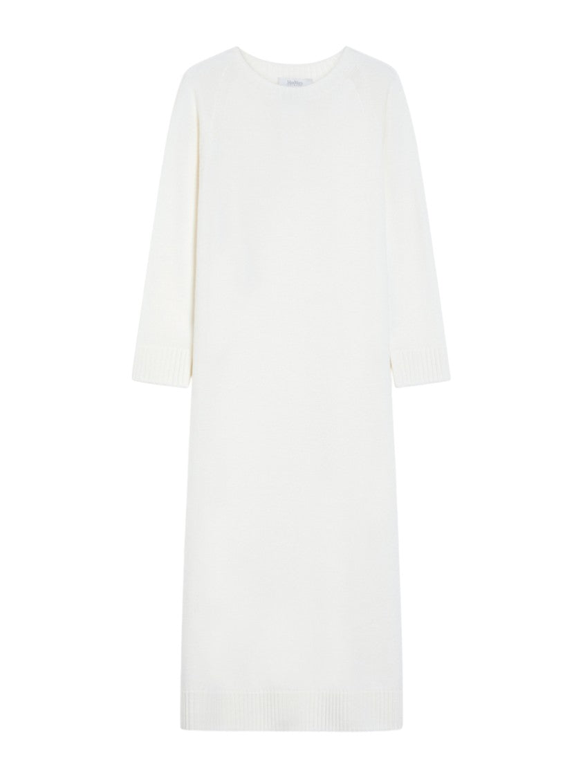 Max Mara Midi-Length Dress With Ribbed Detailing