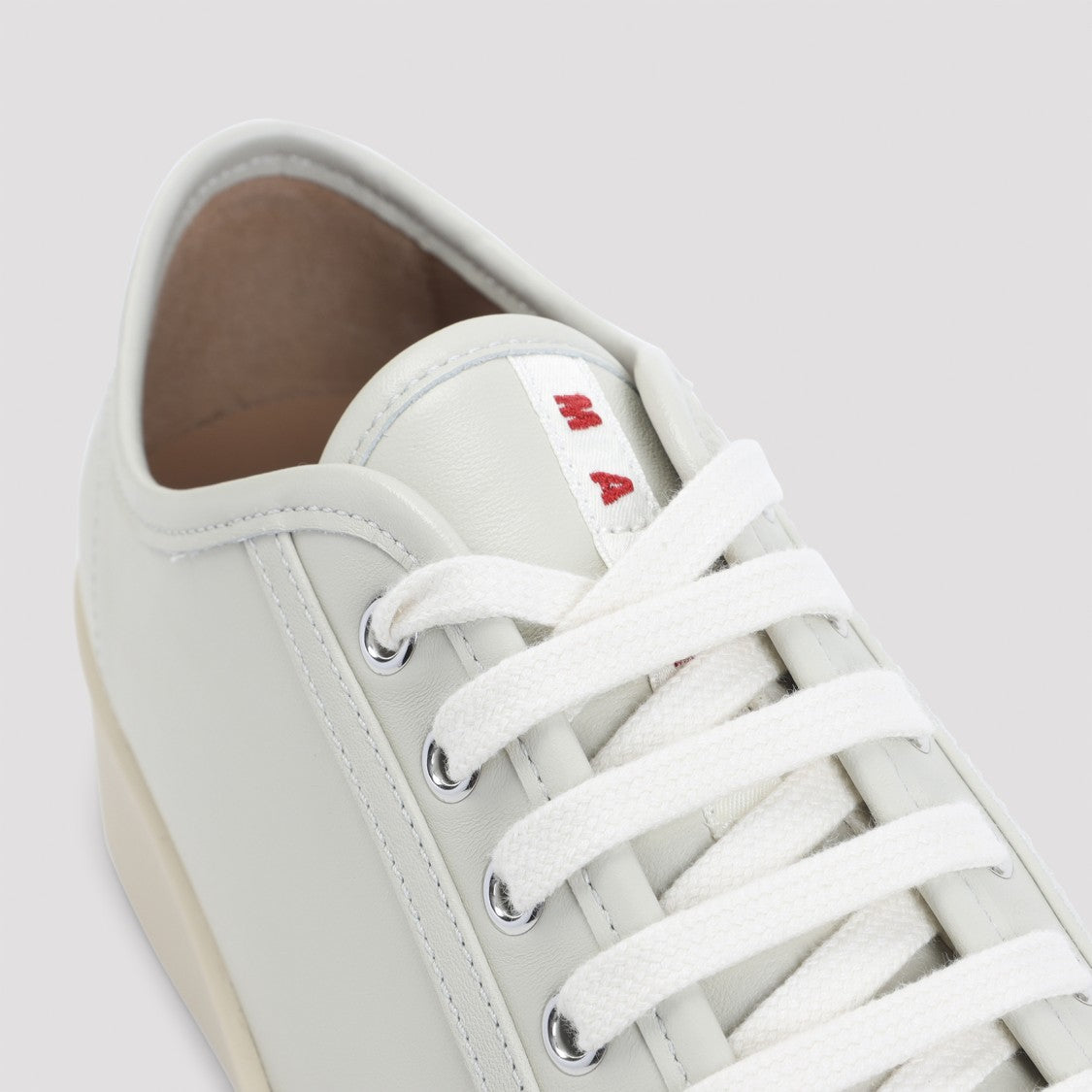 Marni Pablo Grey Calf Leather Sneakers