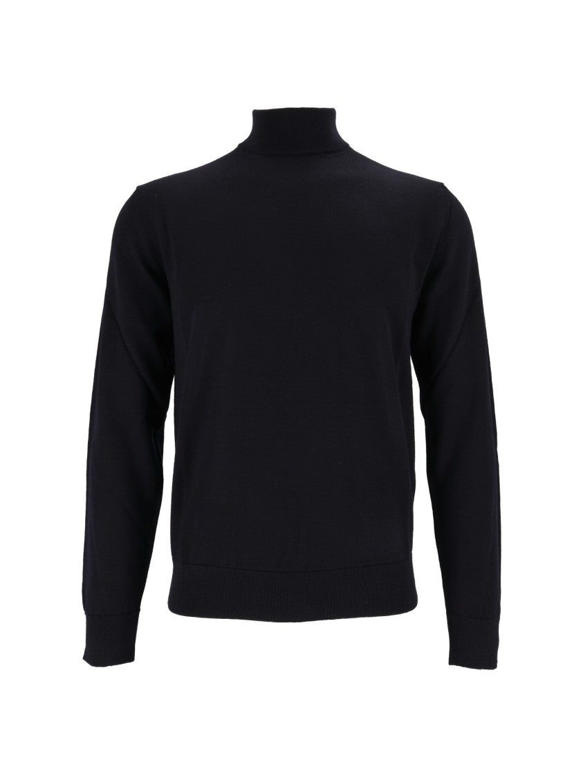 Ballantyne Wool Fitted Half-Turtleneck Sweater