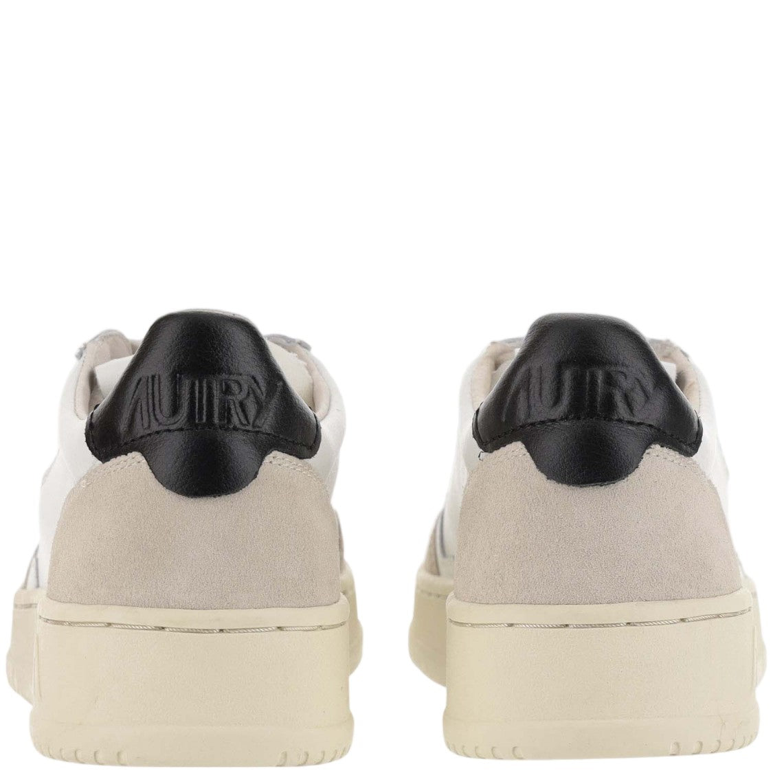 Autry Black Medalist Low Suede Sneakers