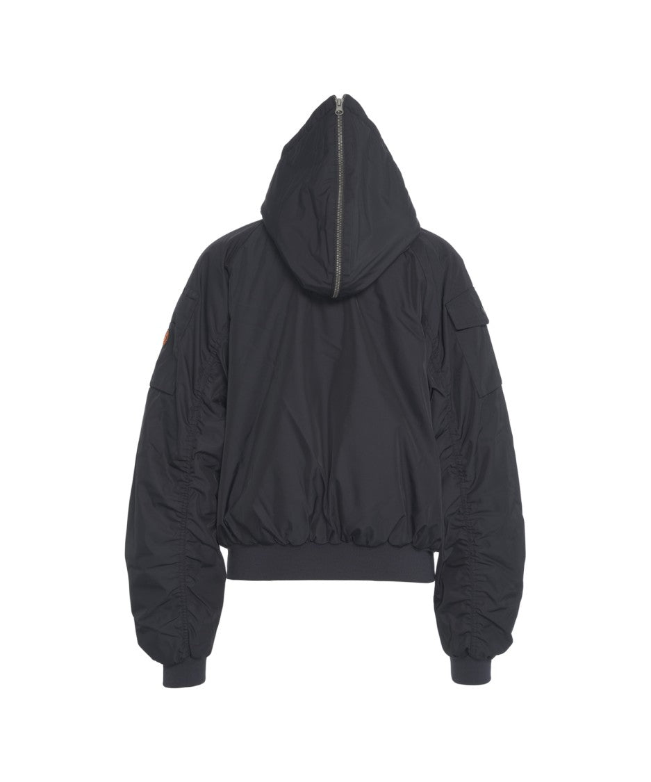 Save The Duck Lightweight Bomber Jacket With Fixed Hood