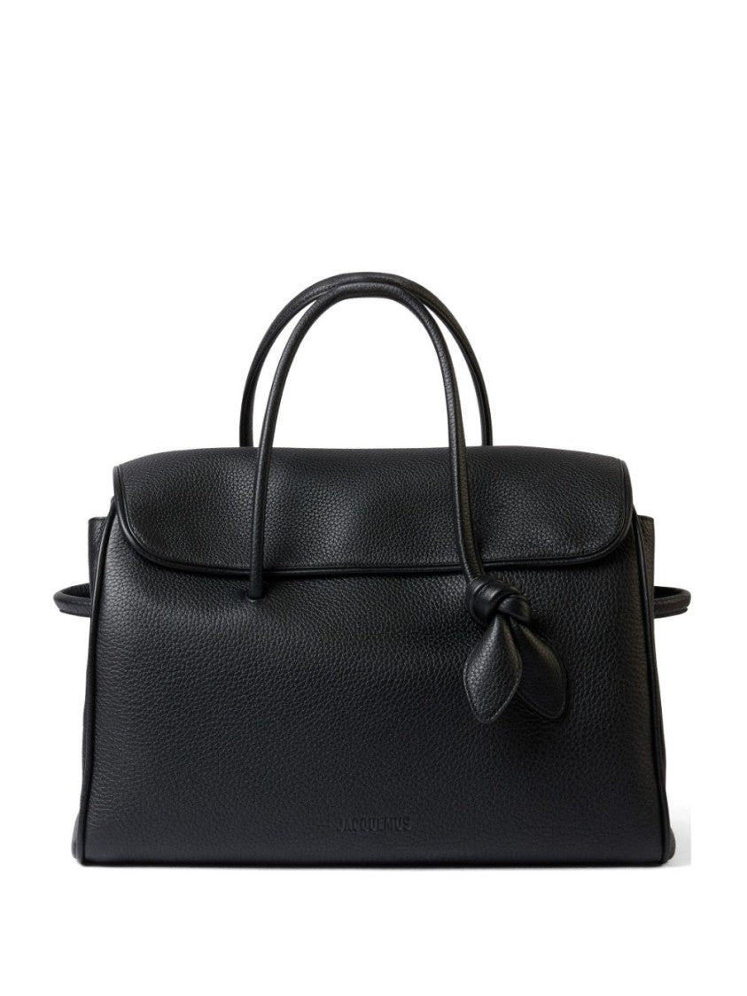 Jacquemus Rectangular Handbag With Pebbled Texture
