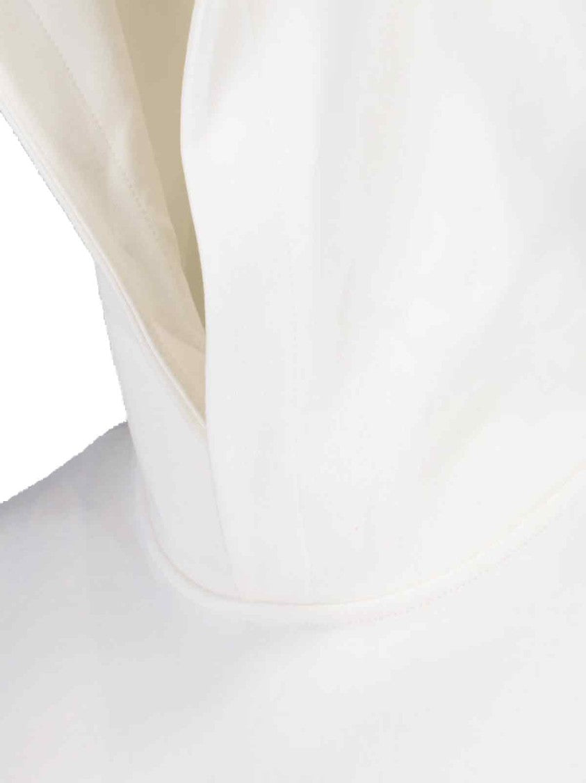 Max Mara Kangaroo Pocket Hoodie With Embroidered Logo And Ribbed Finish