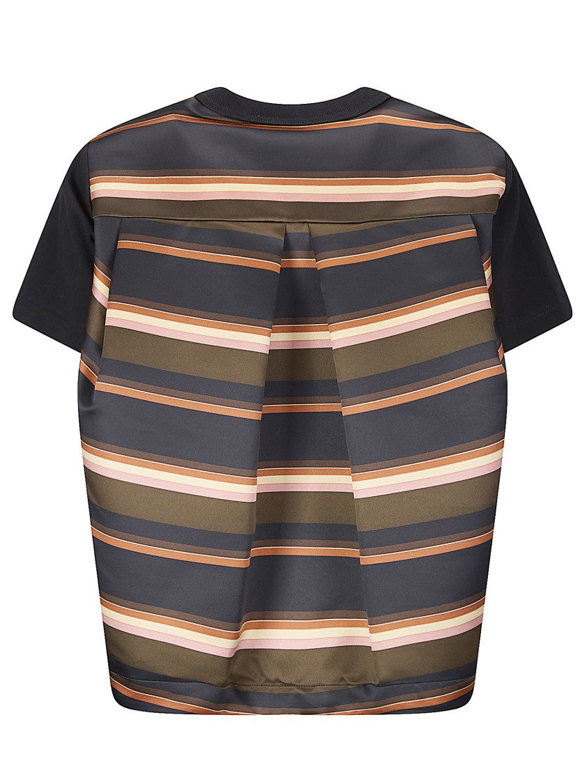 Sacai Horizontal Stripe T-Shirt