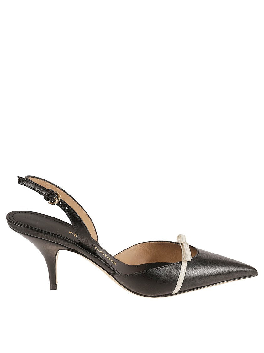 Ferragamo Pointed Toe Slingback Heels