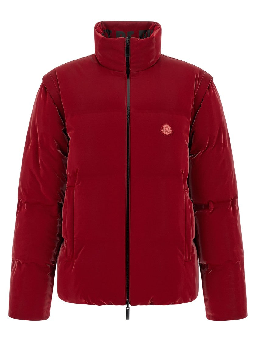 Moncler Genius Reversible Padded Down Jacket With High Neck And Bold Prints