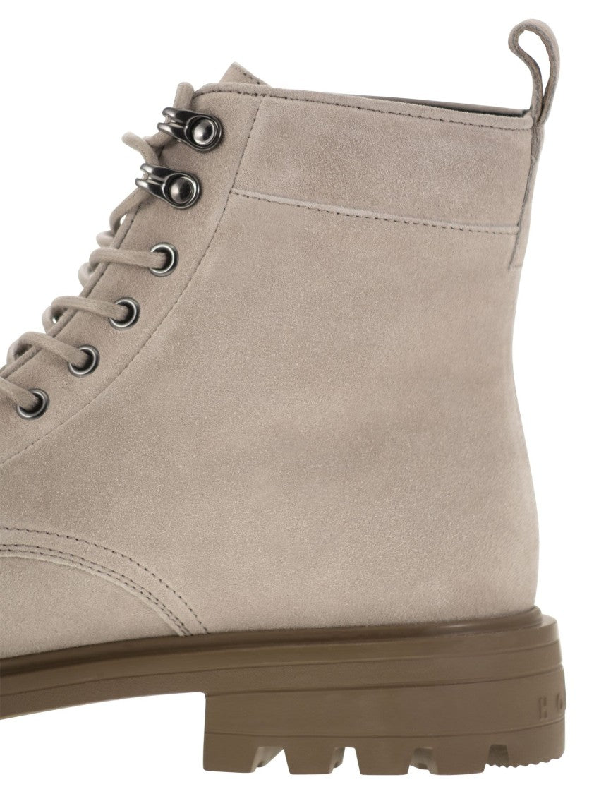 Hogan H673 Suede Boots
