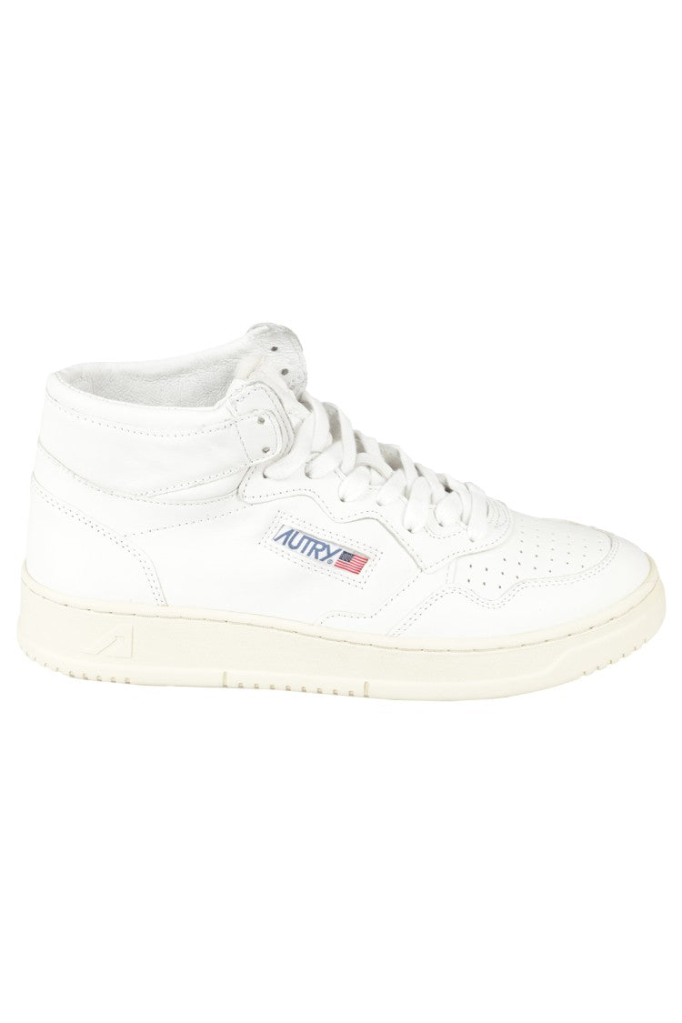 Autry White Leather Sneakers