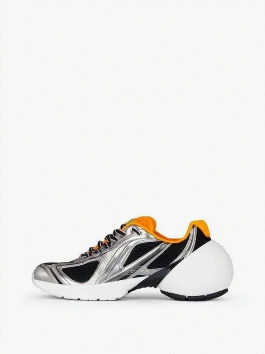 Givenchy Futuristic Silver And Black Sneakers