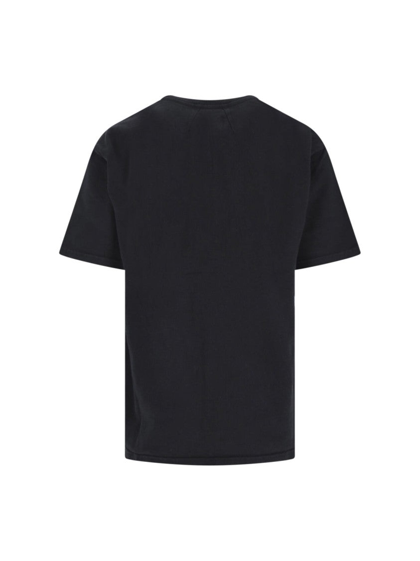 Rhude Timeless Black T-Shirt With Crew Neckline