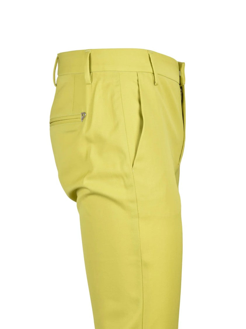 Dondup Lexi Wool Trousers - Fluorescent Yellow