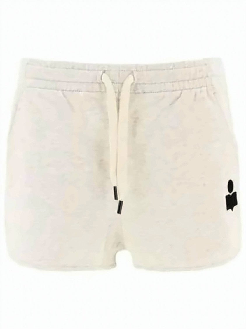 Isabel Marant Relaxed-Fit Shorts With Adjustable Drawstring And Logo Detail