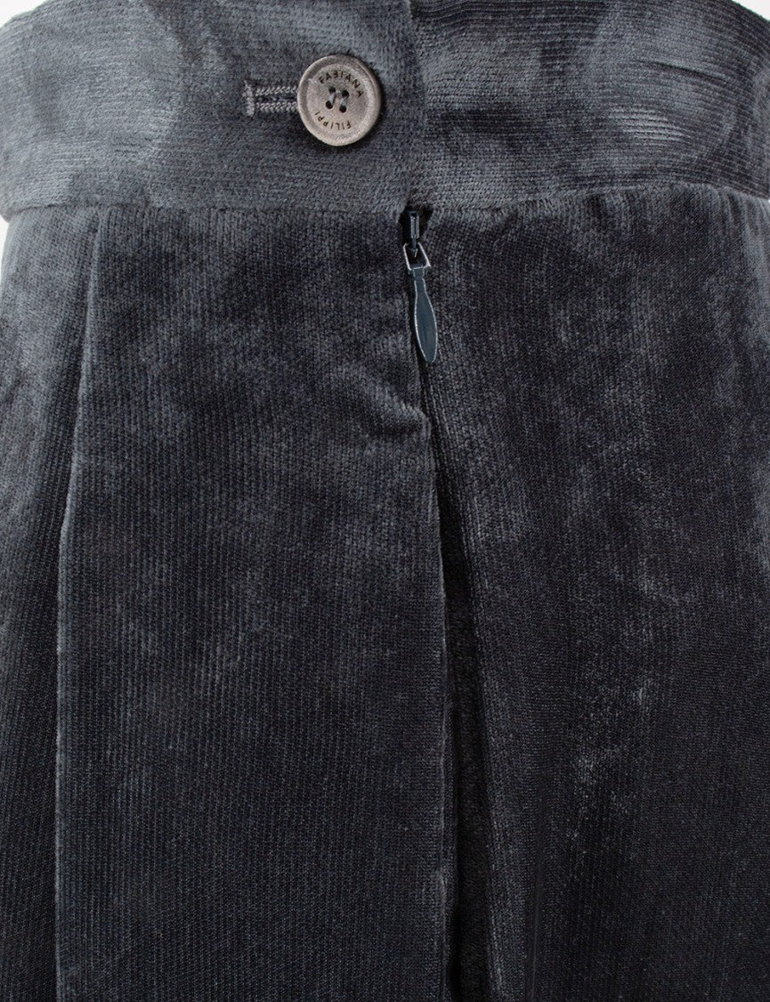 Fabiana Filippi Crushed Velvet Trousers