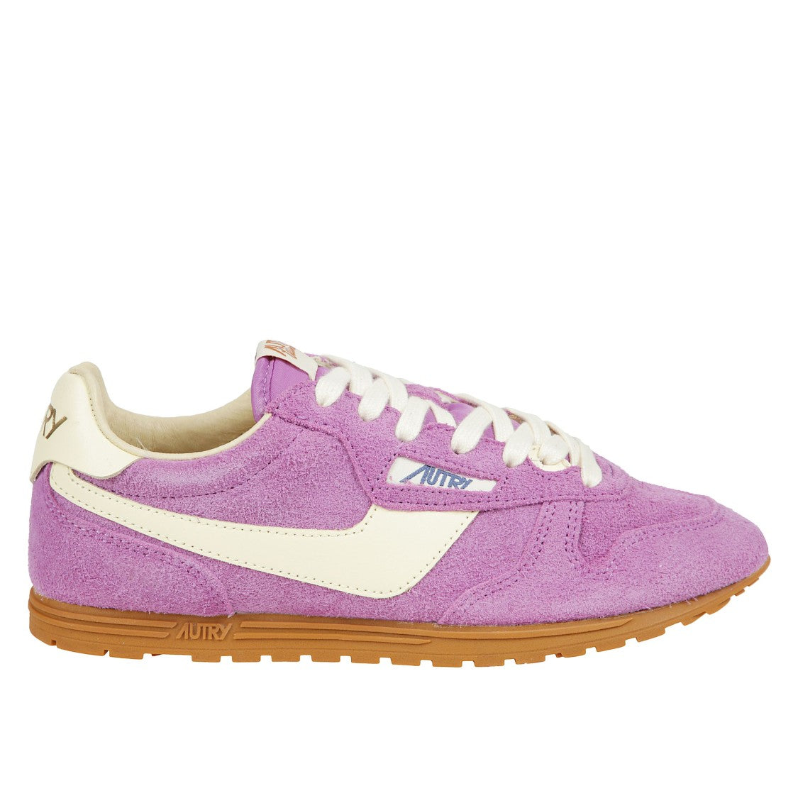 Autry Leather And Suede Sneakers With Logo