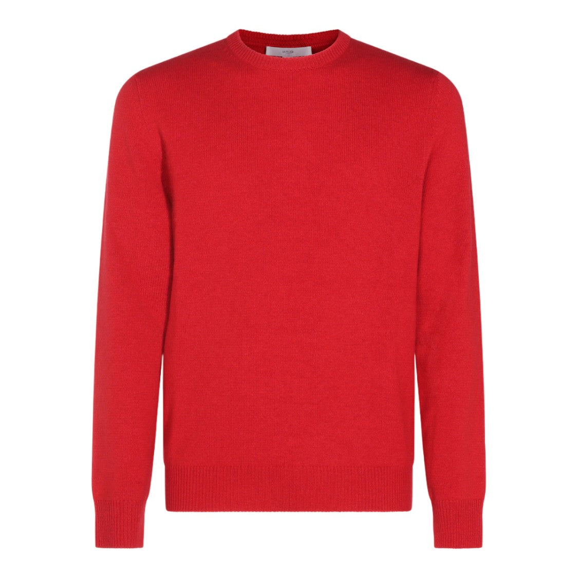 Malo Crew Neck Sweater With Ribbed Hem And Cuffs