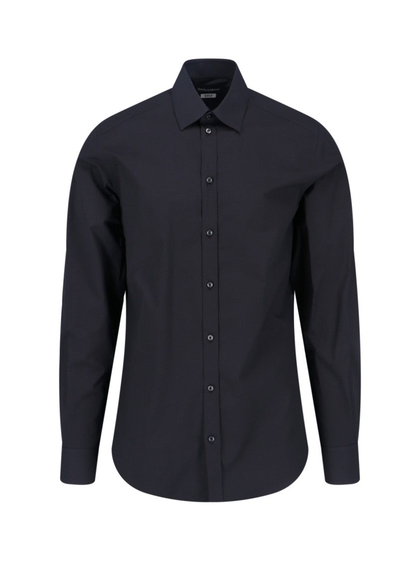 Dolce & Gabbana Black Cotton Shirt