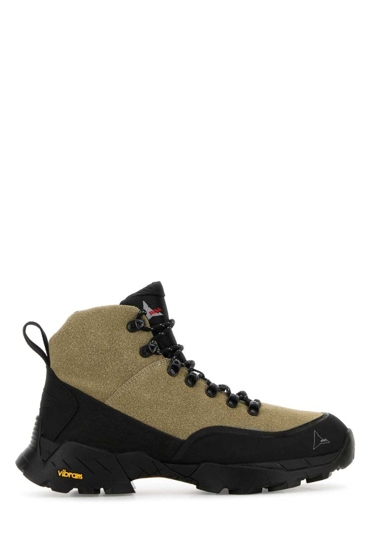 Roa Two-Tone Leather And Rubber Andreas Ankle Boots