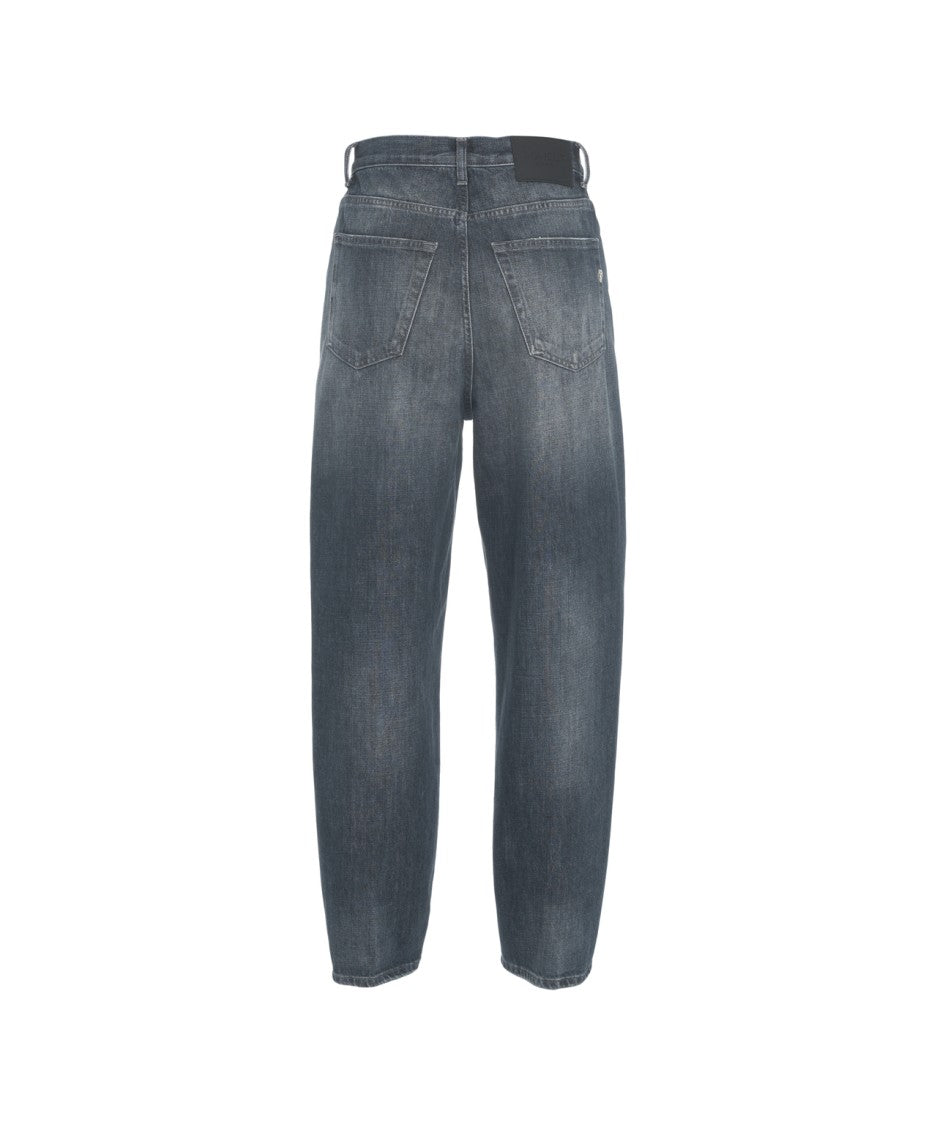 Dondup Relaxed Fit Boyfriend Jeans 'Bessie' With Tapered Leg And Classic Five-Pocket Design