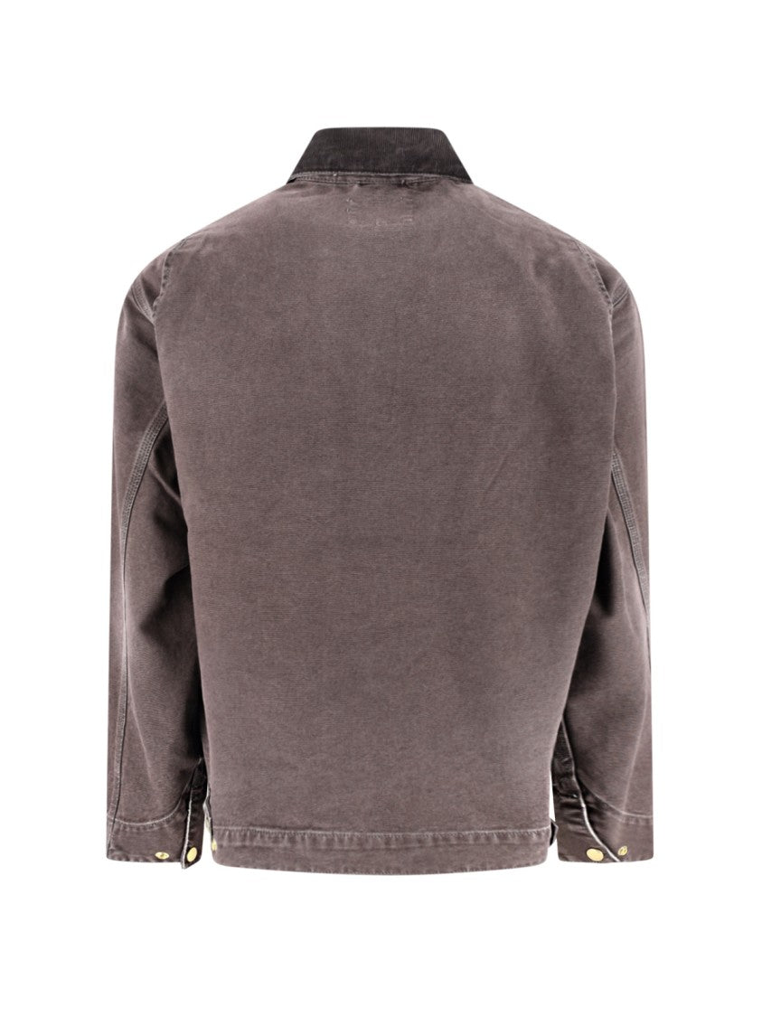 Carhartt Wip Brown Og Detroit Organic Cotton Jacket