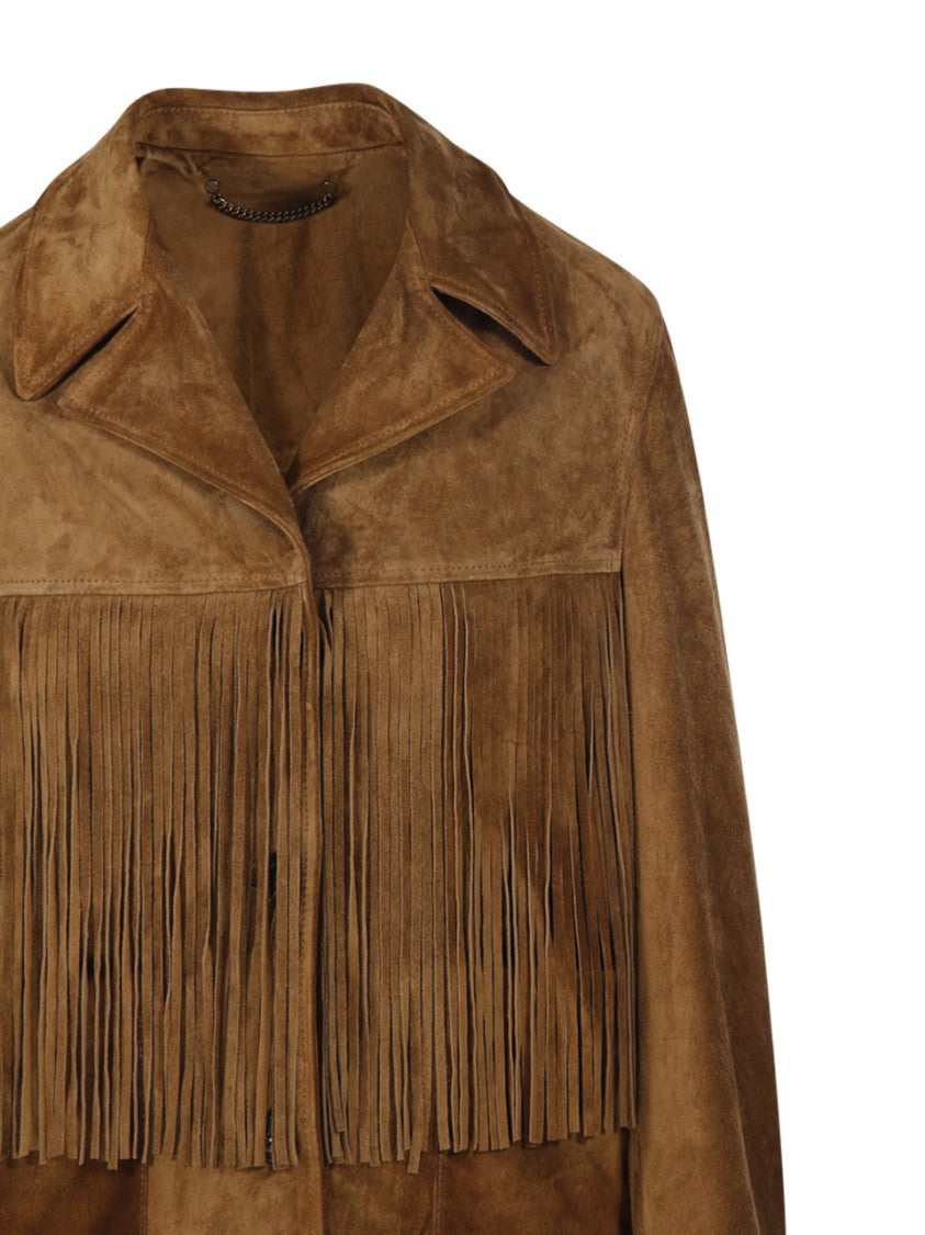 Golden Goose Journey W`S Jacket With Fringes