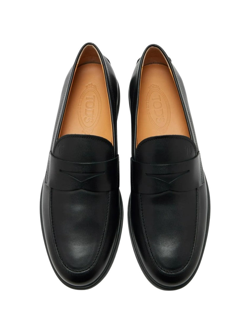 Tod's Smooth Leather Penny Loafers