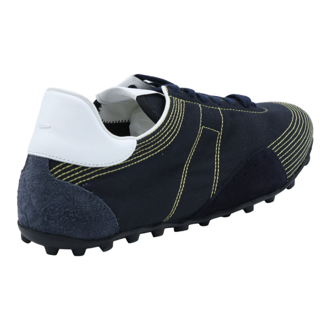 Maison Margiela Low-Profile Navy Sneakers With Textured Suede