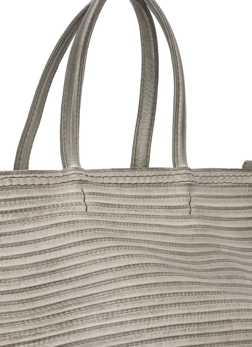 Majo Medium Textured Leather Shoulder Bag With Versatile Carrying Options