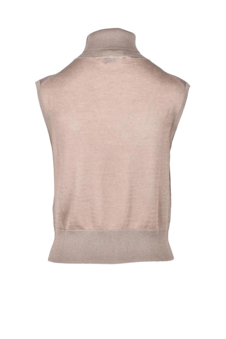 Wild Cashmere Silk And Cashmere Top - Taupe