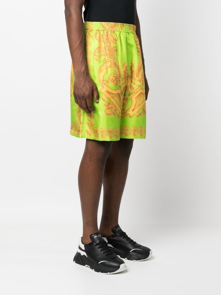 Versace Knee-Length Silk Shorts