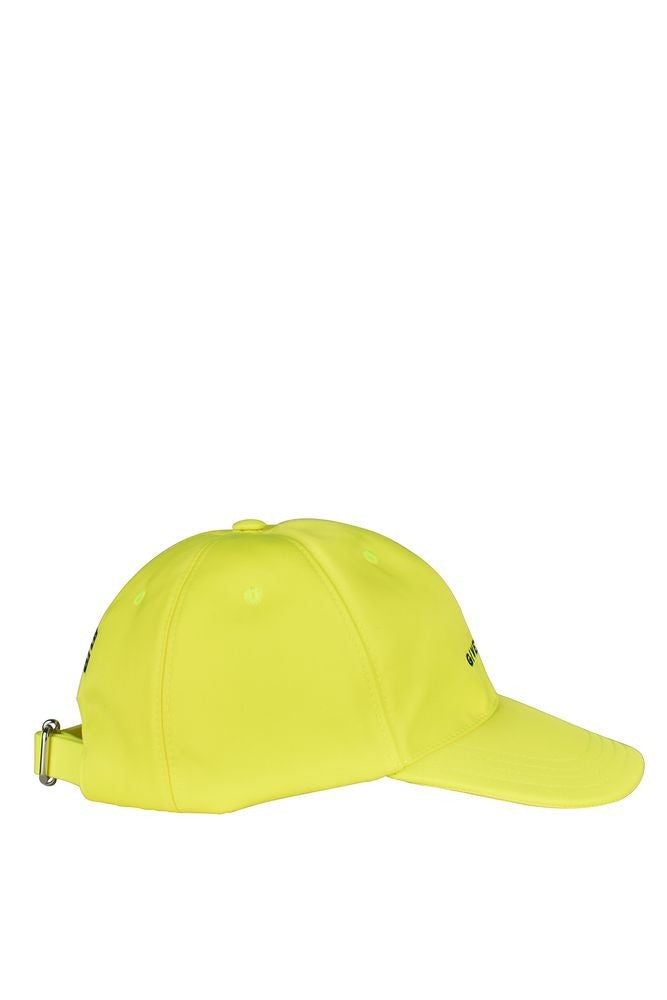 Givenchy Yellow Nylon Cap With Black Logos