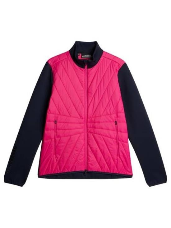 J Lindeberg Quilted Casual Jacket With Geometric Stitching