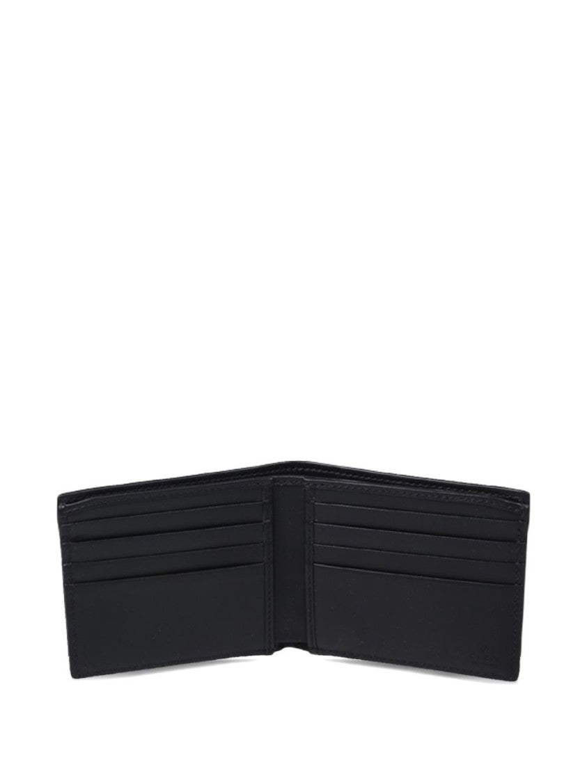 Gucci Bifold Wallet With Embossed Double G Logo