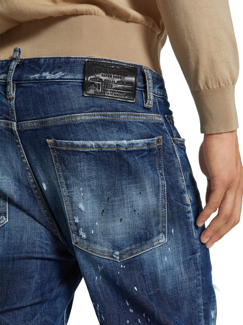 Dsquared2 Distressed Tapered Jeans