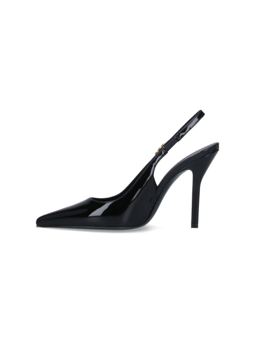 Céline "Judy" Slingback Pump Black