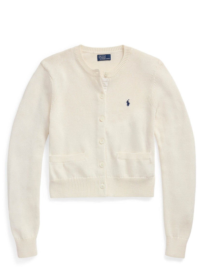 Polo Ralph Lauren Cotton Knit Cardigan With Classic Crewneck