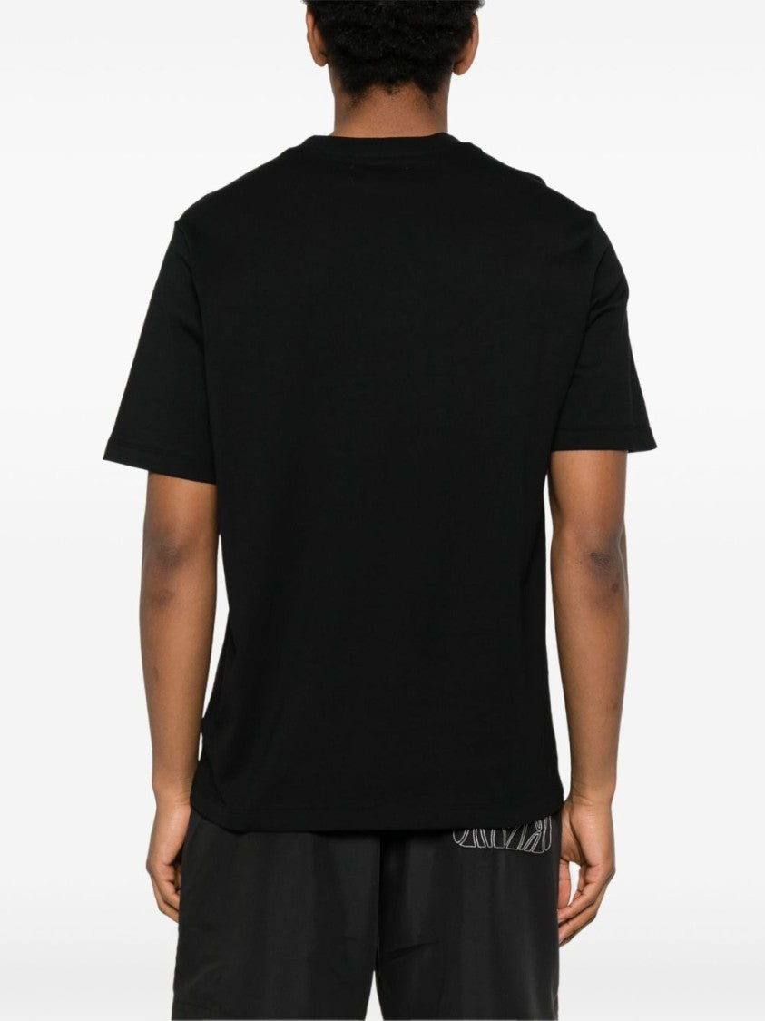 Amiri Bold Graphic Print Black Crew Neck T-Shirt