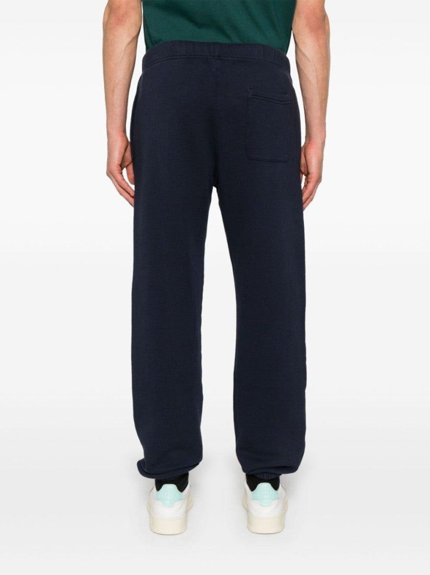 Autry Navy Blue Trousers With Elastic Waistband