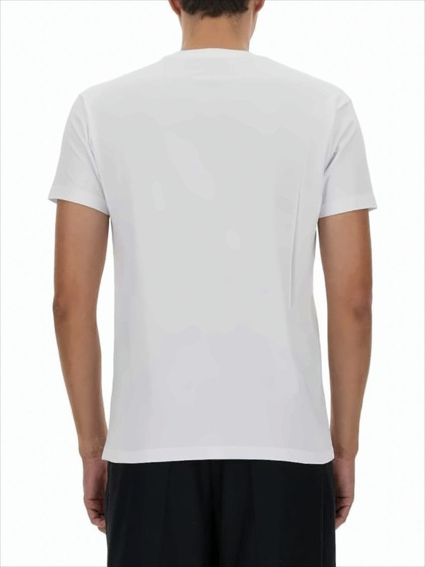 Vivienne Westwood Short-Sleeved Classic White T-Shirt With Embroidered Detail