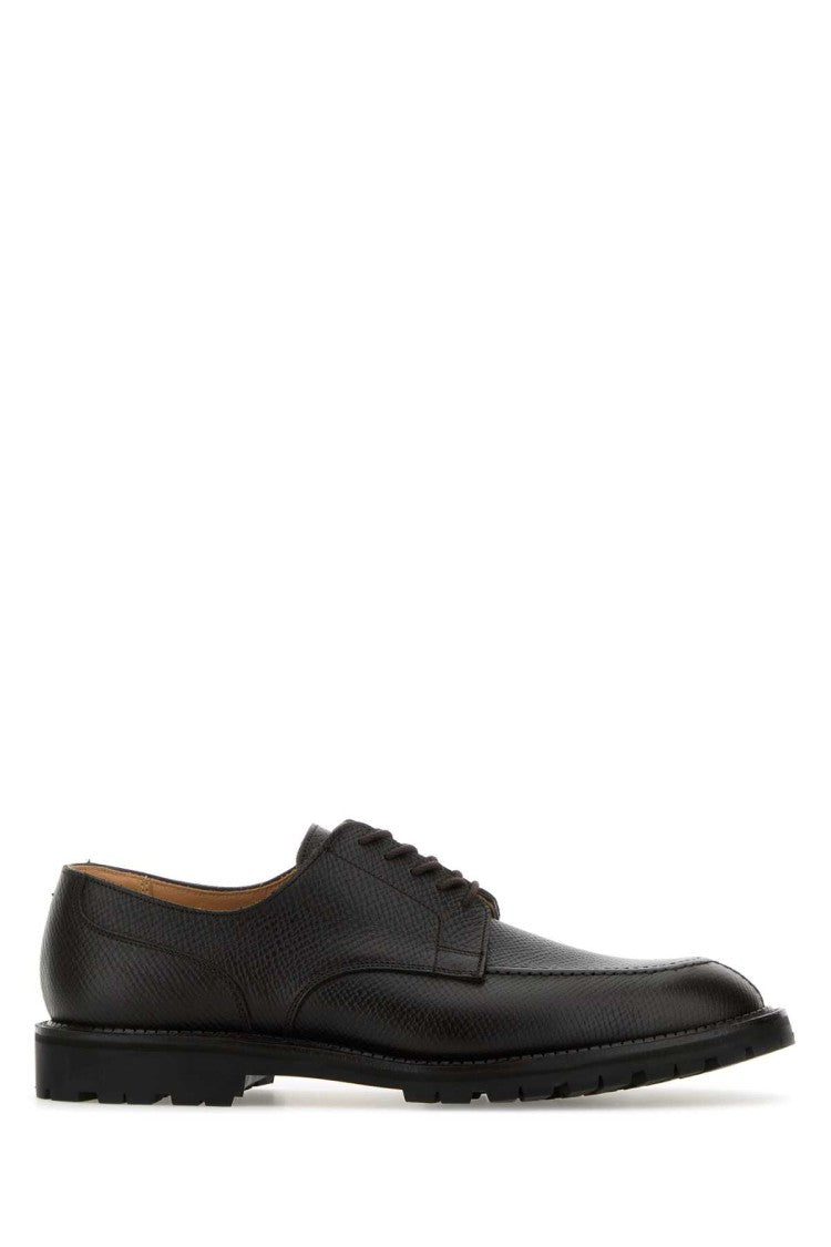 Crockett & Jones Dark Brown Leather Denver Lace-Up Shoes