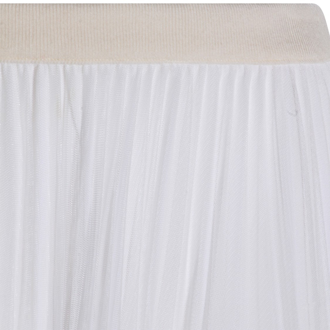 Fabiana Filippi Butter Pleated Long Maxi Skirt