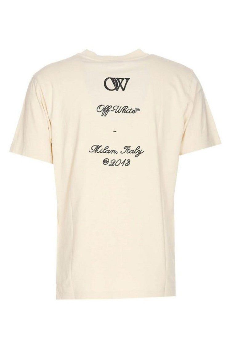 Off-White 23 Logo Slim Cotton T-Shirt