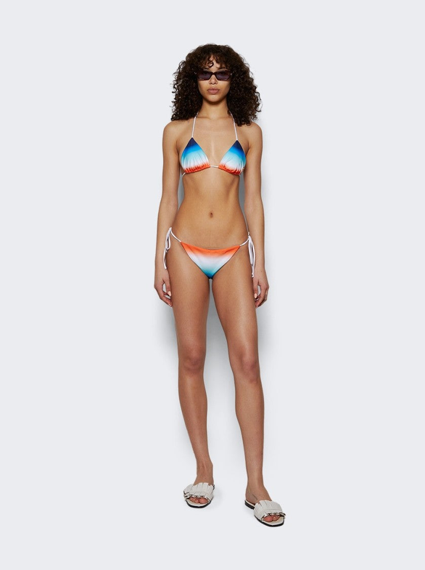 Casablanca Gradient String Bikini Bottom Multicolor