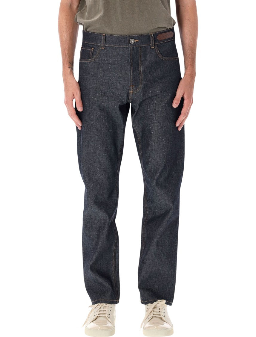 Lanvin Dark Wash Straight-Leg Denim Jeans