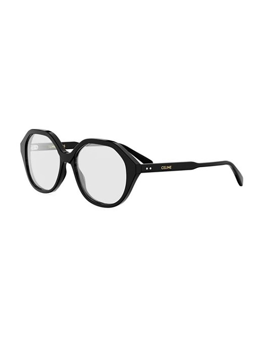 Celine Black Cl50167i Angular Gold Eyeglasses